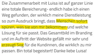 Vorher-Nachher Ergebnisse 1
